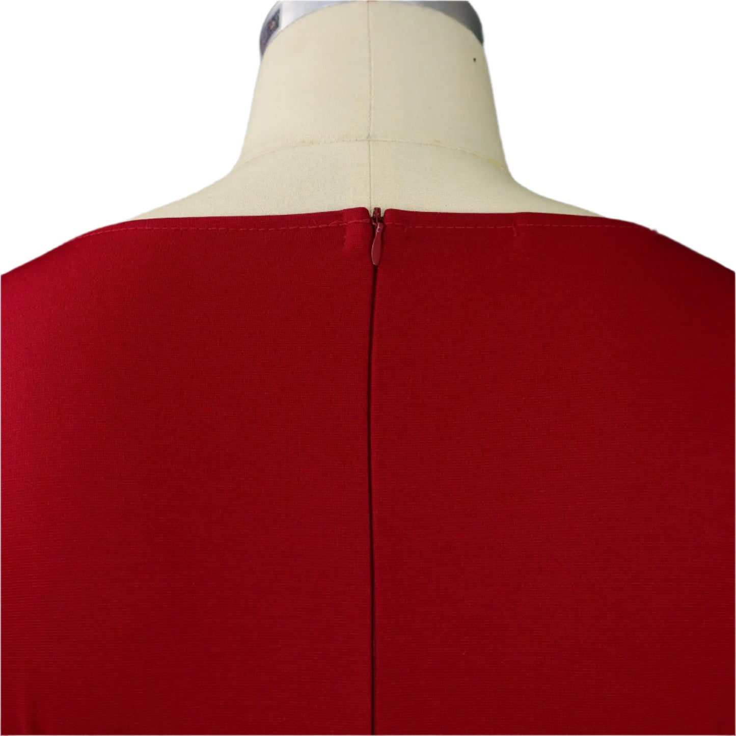 Iman's Trendy, Stylish, Patchwork, Plus size, Half Sleeves, On-Knee, Office Dress