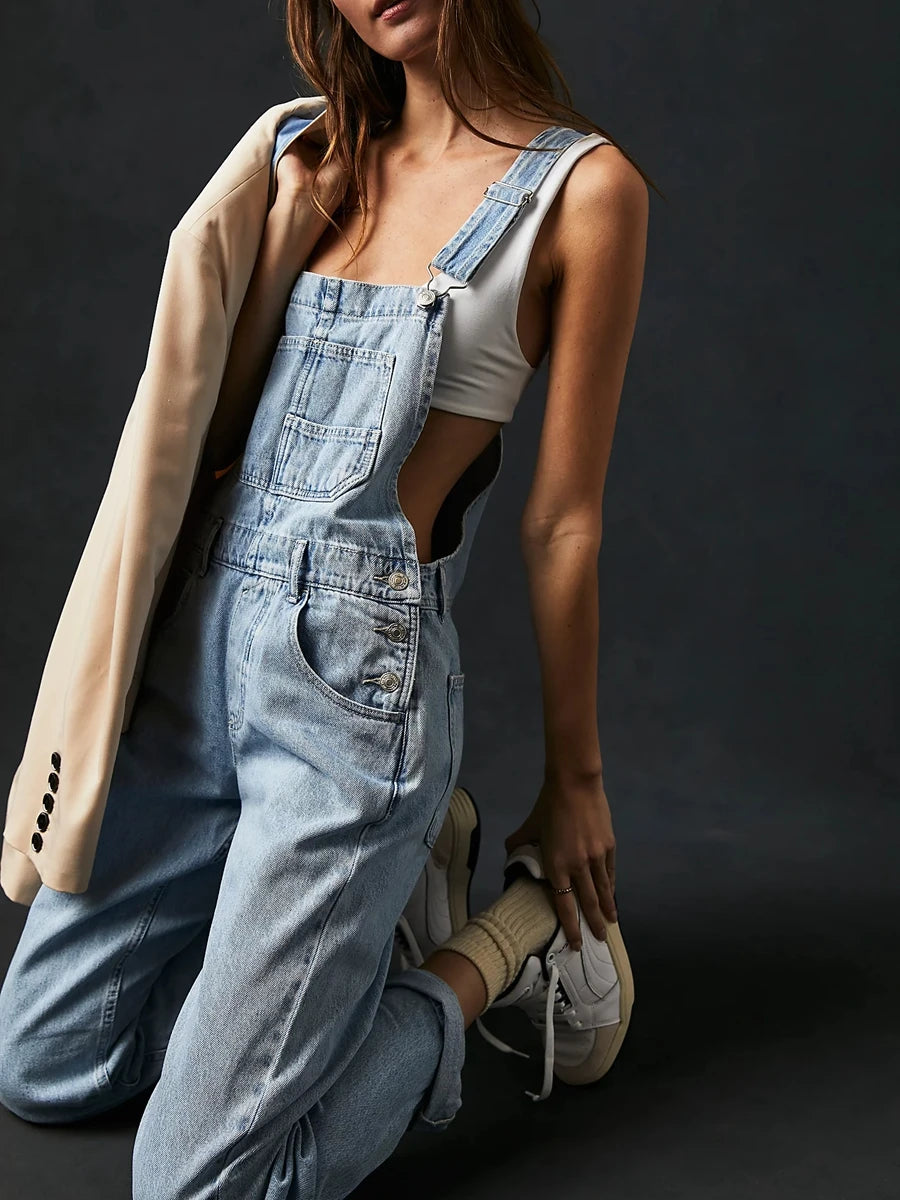 Bibi's Overall Denim Jumpsuit