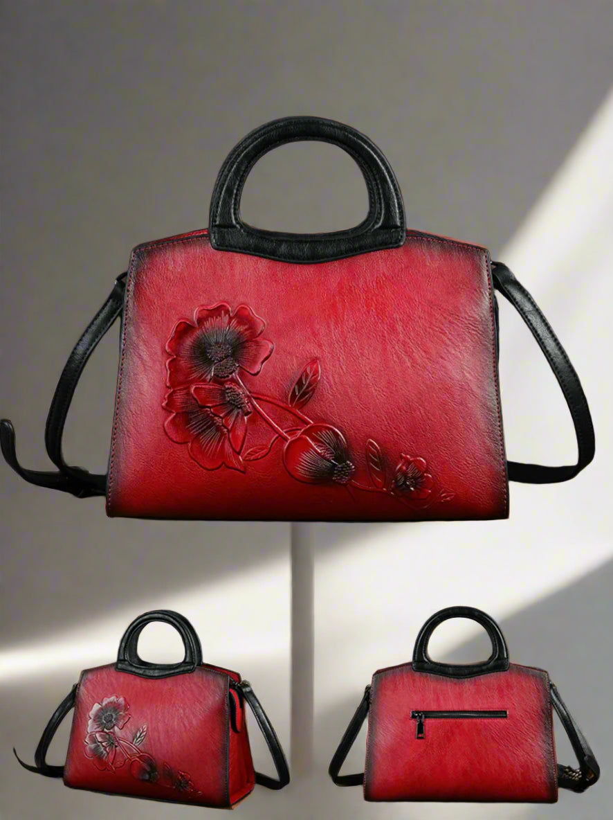 Didi's Retro, Vintage, Genuine Leather, Trendy, Stylish, Handmade, Shoulder Bag