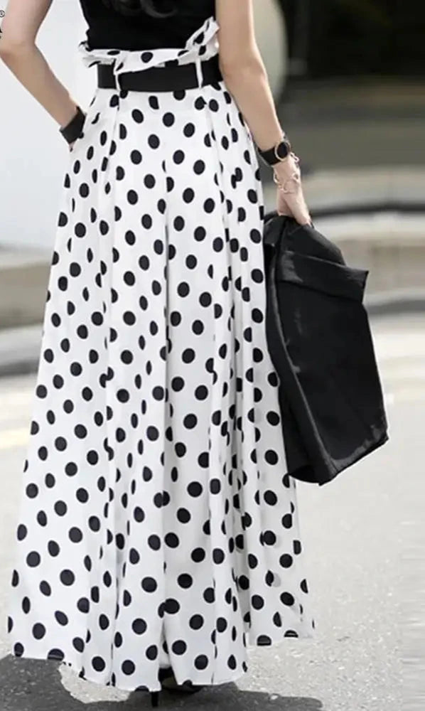 Maggie's Polka Dots Loose Pants