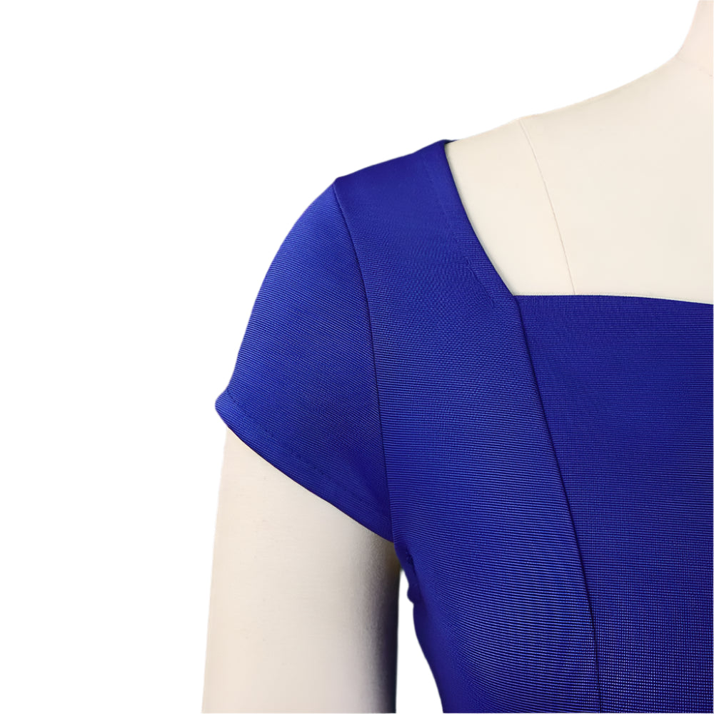 Lillian's Slim Fit, Plus size, Trendy, Fashionable, Office Style, Cap Sleeves, Pencil Dress