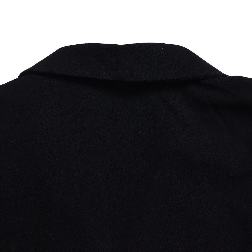 Stacey's Trendy, Stylish, Vintage, Pleated, On Knee, 3/r Sleeves, Solid Color, Office Dress