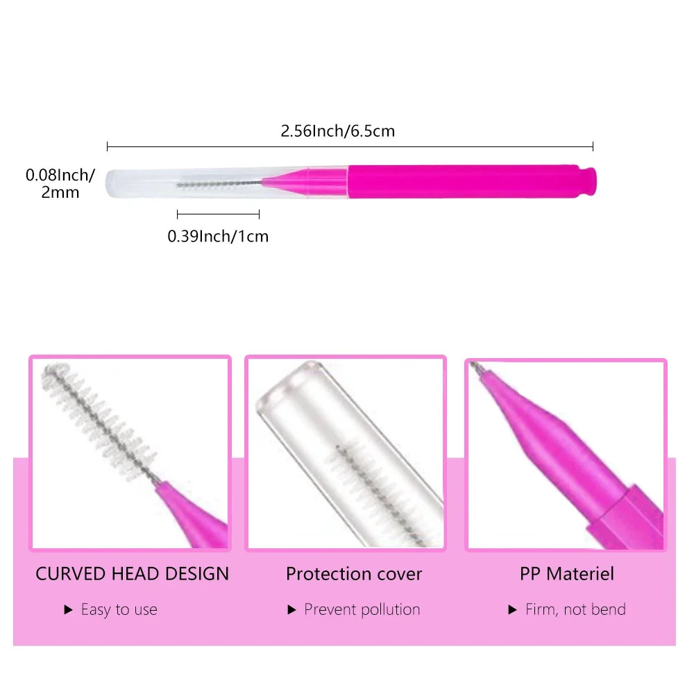 Zina's Eyebrow Lamination, Eyelashes Brush-20 pcs