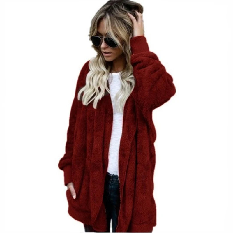 Daniela's Plush Winter Casual Coat