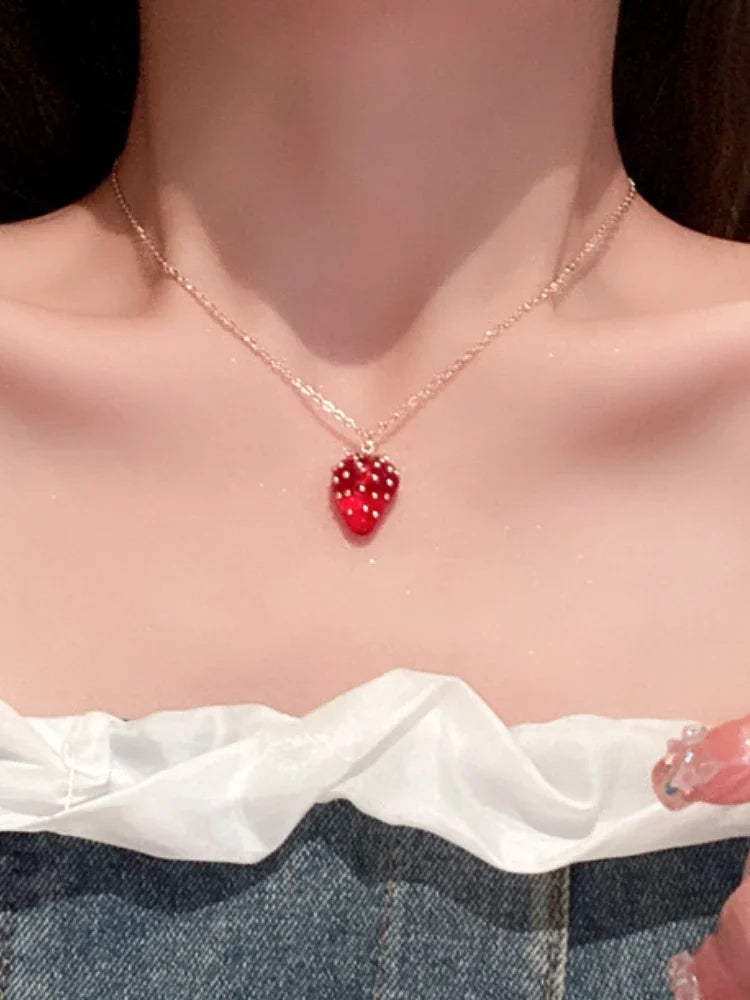 Nana's Strawberry Necklace