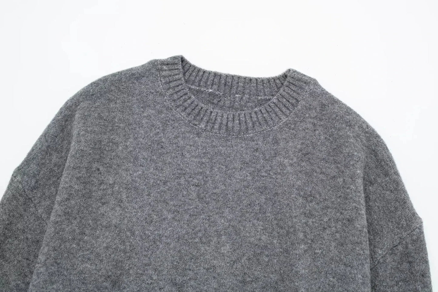 Jane's Casual, Knitted, Pullover, Round Neck, Loose, Over Size, Trendy, Stylish Sweater