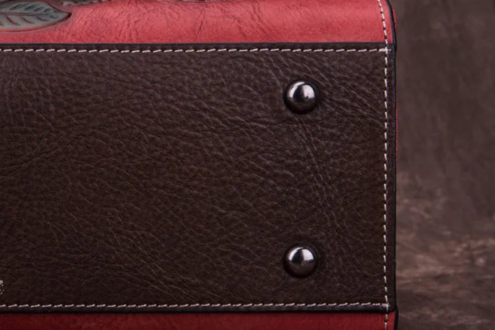 Whitney's Retro, Vintage, Genuine Leather, Trendy, Stylish, Handmade, Shoulder Bag