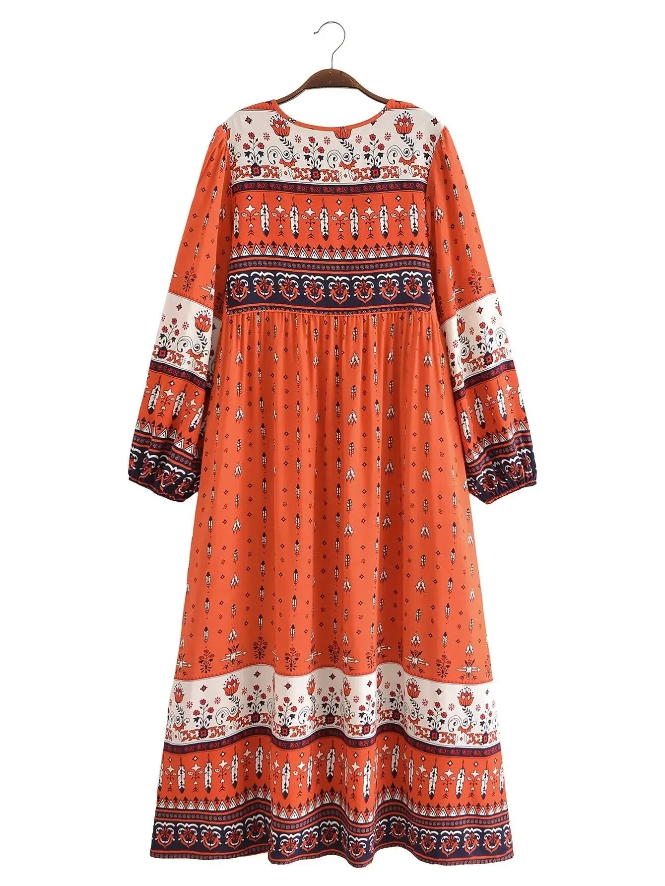 Isabellas langes Boho-Kleid 