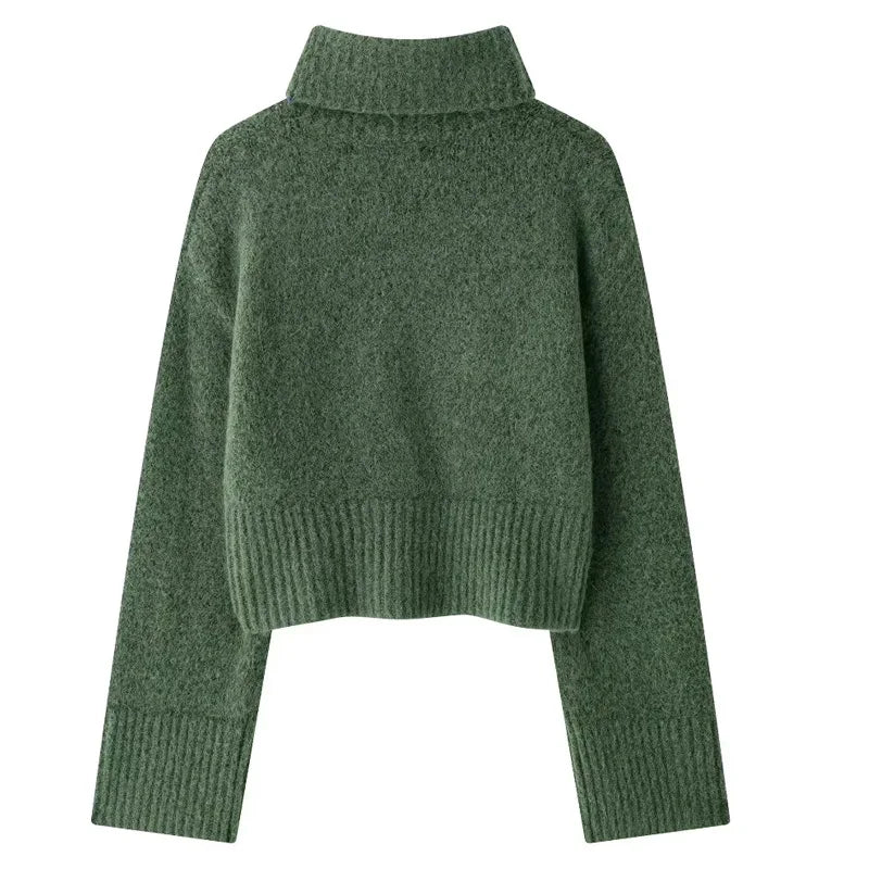 Karen's Pullover Sweater, Turtleneck, Knitted, Winter, Trendy, Stylish, Long sleeves Jumper