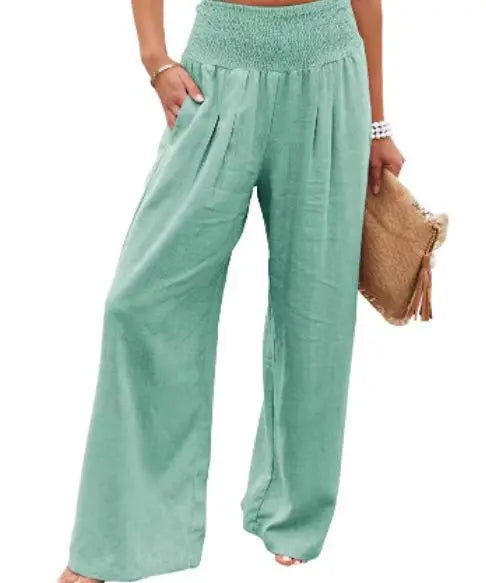 Milany's Casual Elastic Waist Long Pants