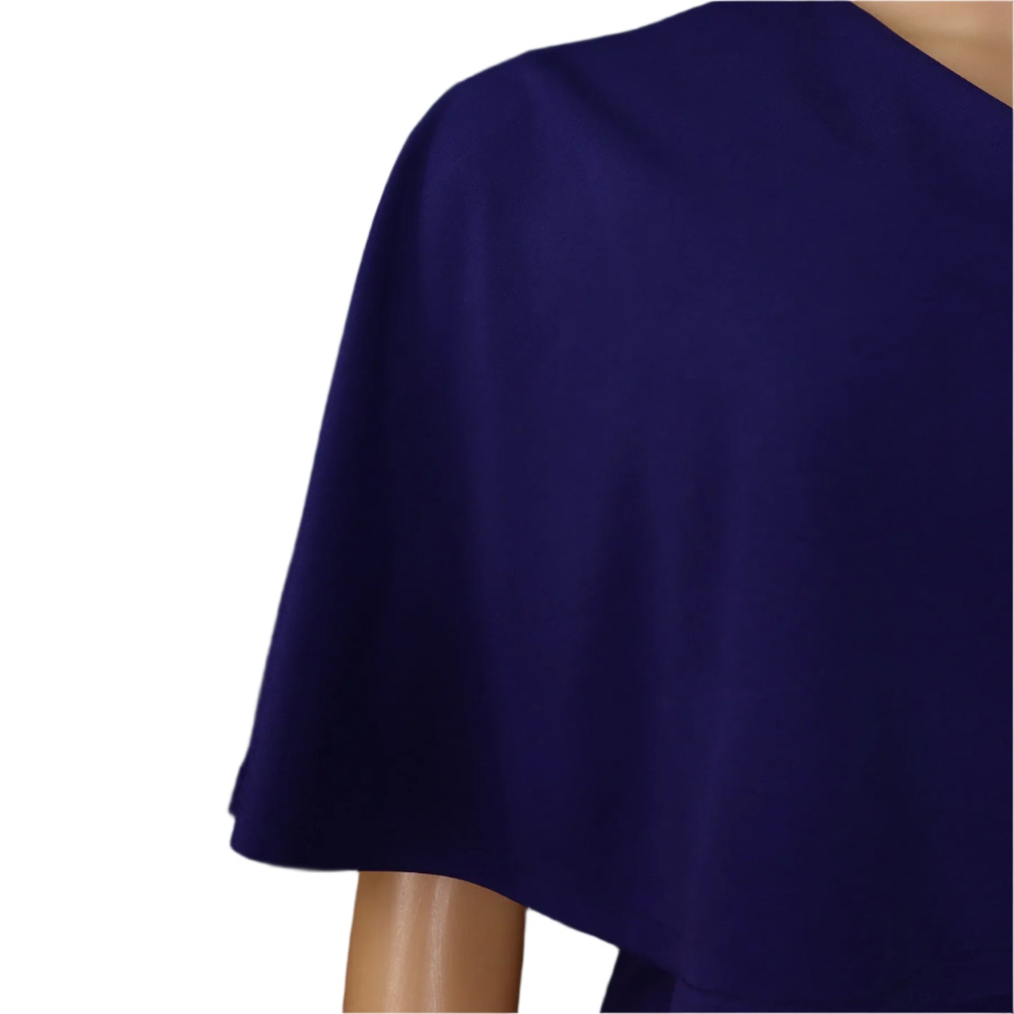 Nancy's Office style, Trendy, Stylish, Asymmetric Half Sleeves, Multicolor, Pencil Dress