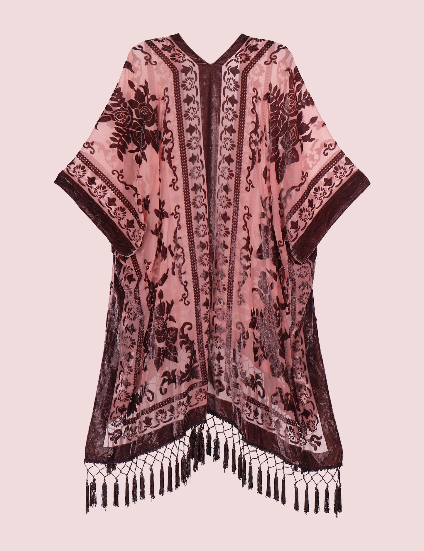 Zoe's velvet kimono