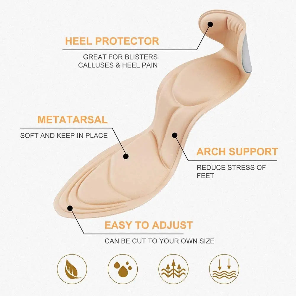 Insoles Breathable, Memory Foam, Insole Pad, for Women Shoes