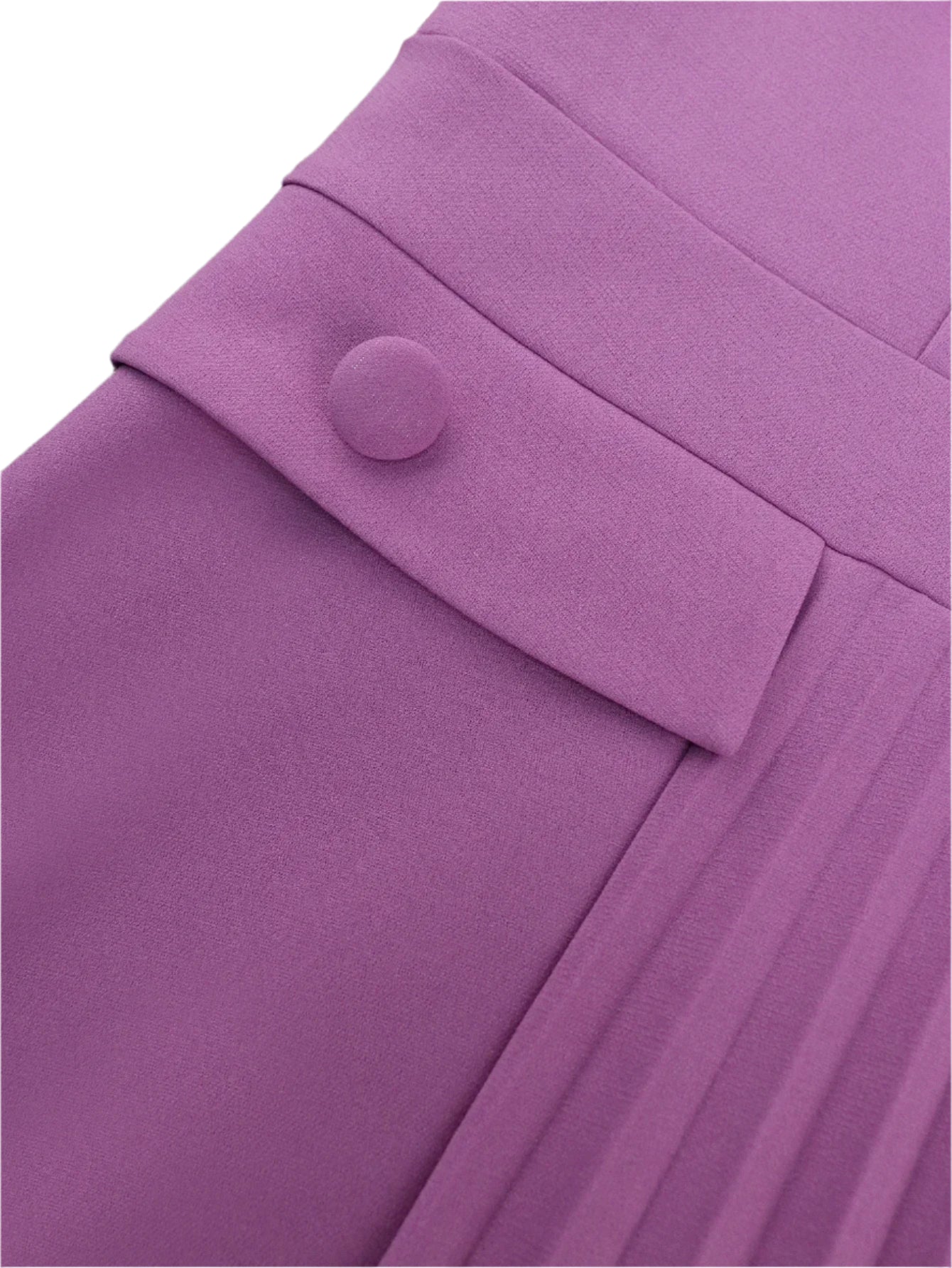 Gillan's Plus Size, Purple, Trendy, Stylish, Midi, Knee, Pleated, Office, Formal Dress