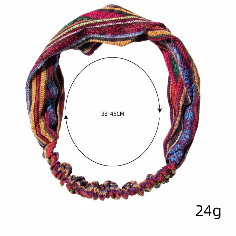 Brendas elastisches Boho-Stirnband 