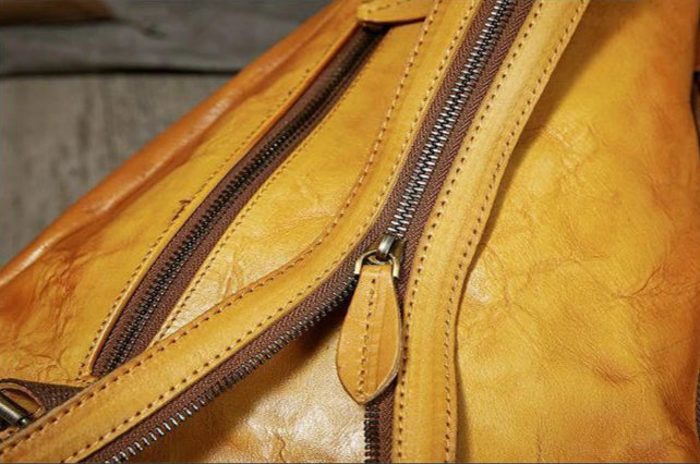 Noha's Retro, Vintage, Genuine Leather, Trendy, Stylish, Handmade, Shoulder Bag