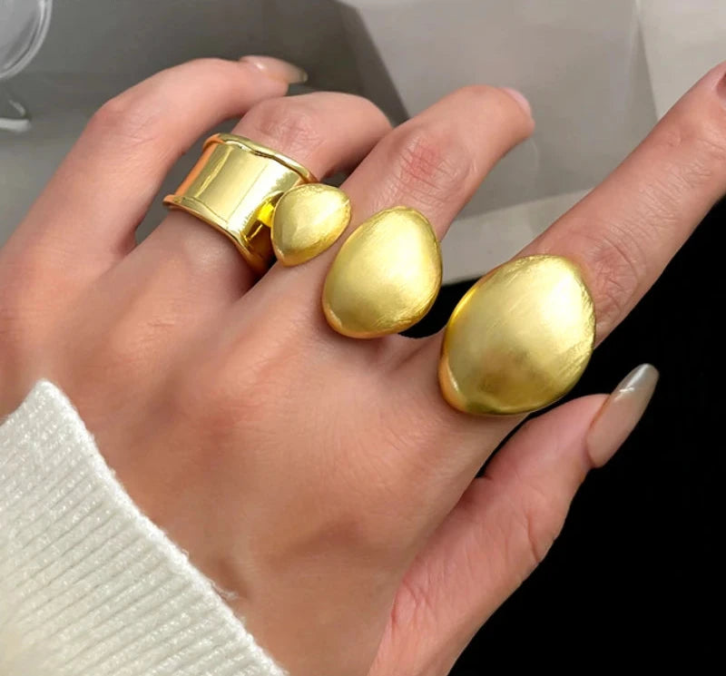 Vivian's Adjustable Artistic Design Alloy Rings