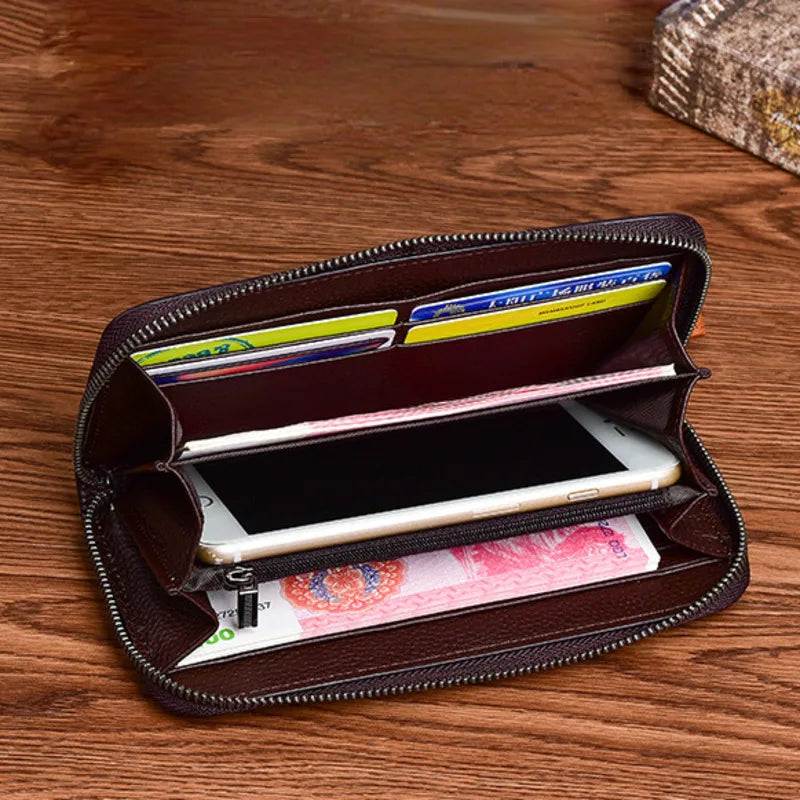 Sophia's Retro, Vintage, Genuine Leather, Trendy, Stylish, Unisex, Wallet