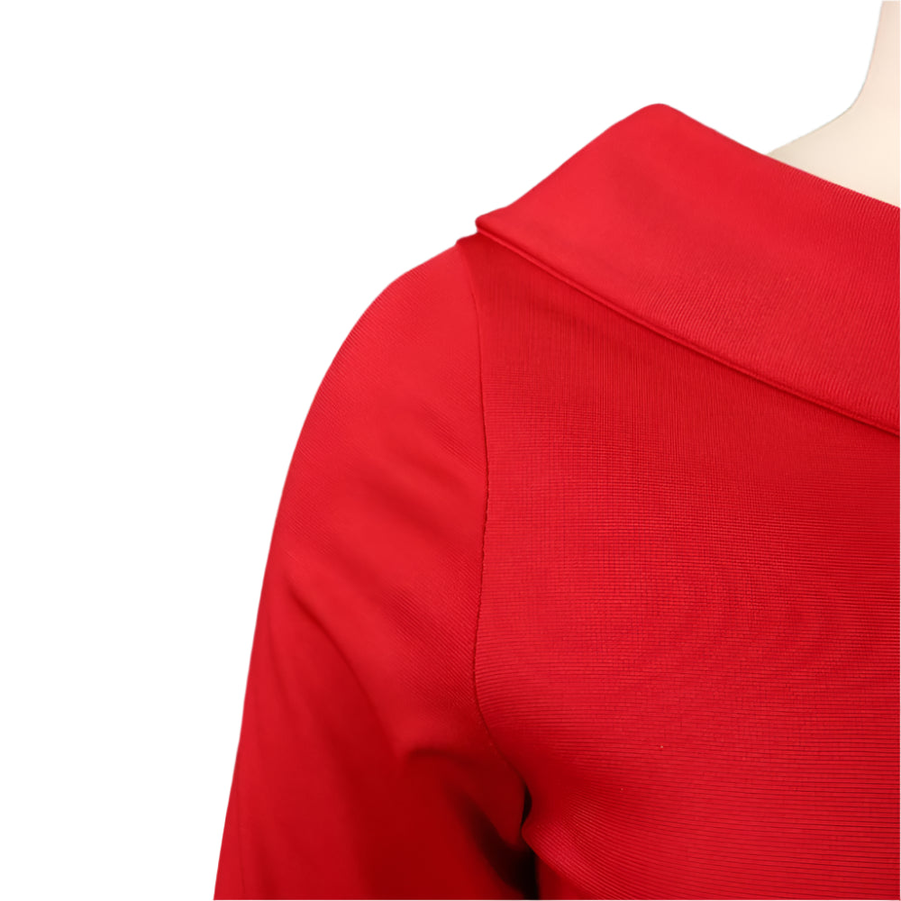 Ivanka's Solid color, Sheath, 3/4 Sleeves, Trendy, Stylish, Formal, Elegant, Midi, Office Dress