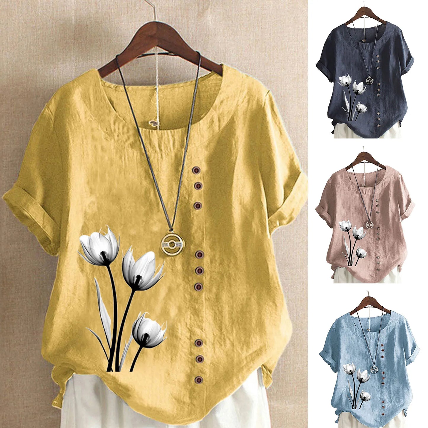 Linda's Casual Linen blouse