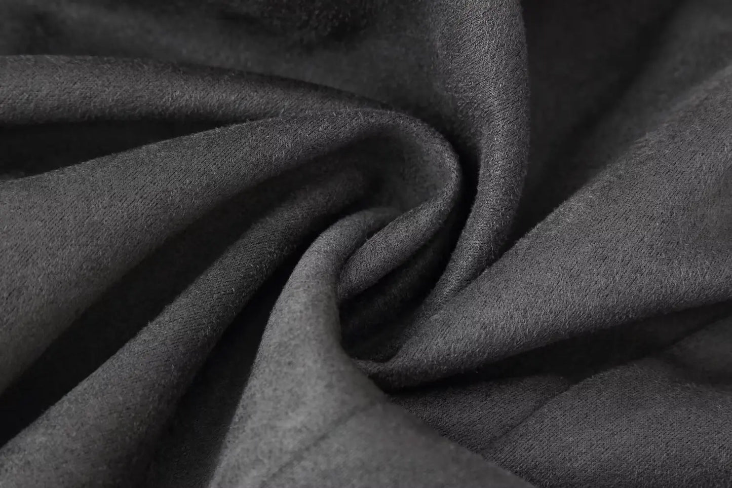 Sally's Solid, Suede, Winter, Double Breasted Stylish, Chic, Trendy, Long, Trench Coat