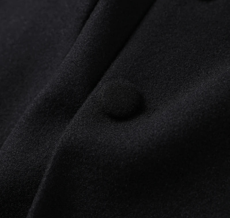 Close-up of dark fabric texture