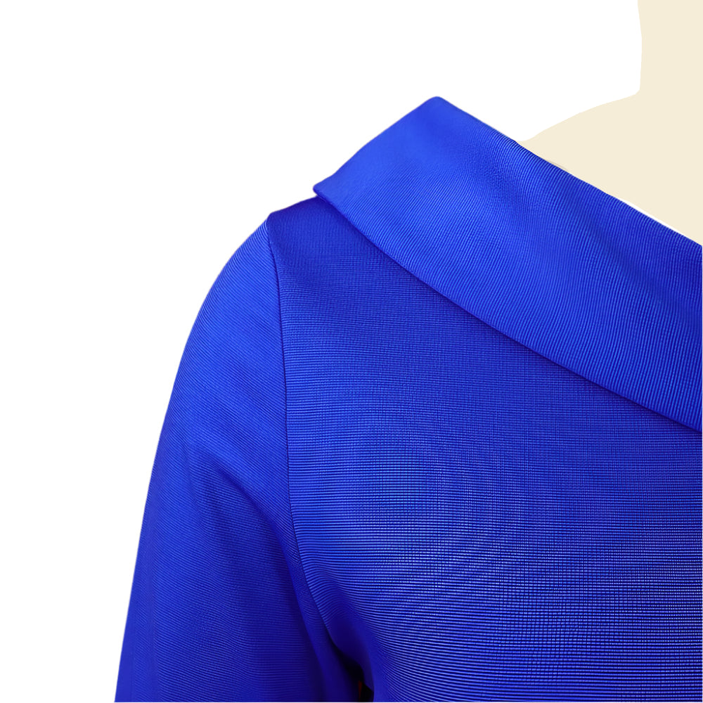 Ivanka's Solid color, Sheath, 3/4 Sleeves, Trendy, Stylish, Formal, Elegant, Midi, Office Dress