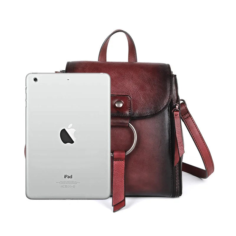 Charlie's Retro, Vintage, Genuine Leather, Trendy, Stylish, Handmade, backpack Bag