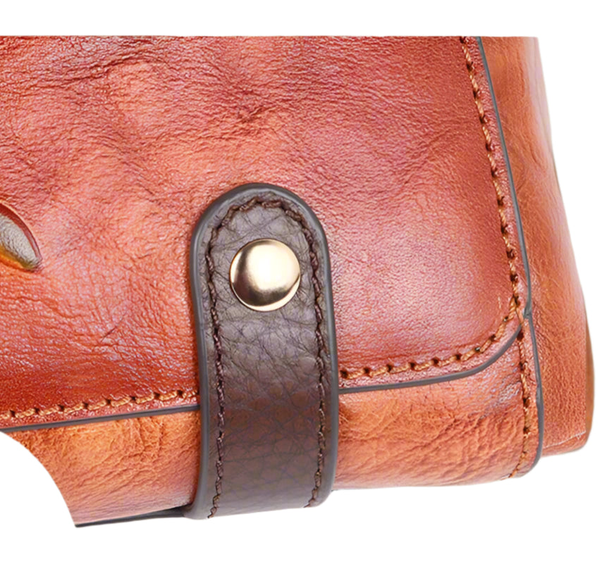 Huda's Retro, Vintage, Genuine Leather, Trendy, Stylish, Handmade, Shoulder Bag