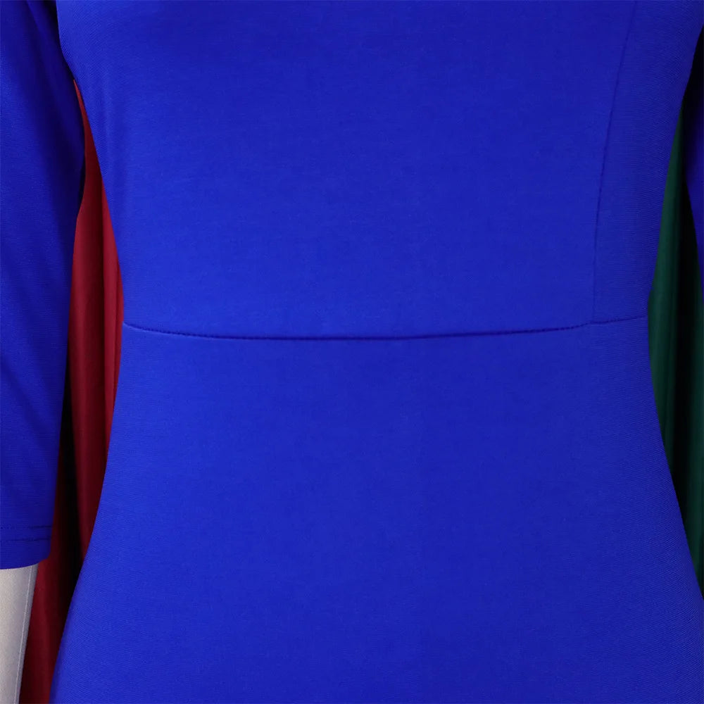 Ivanka's Solid color, Sheath, 3/4 Sleeves, Trendy, Stylish, Formal, Elegant, Midi, Office Dress