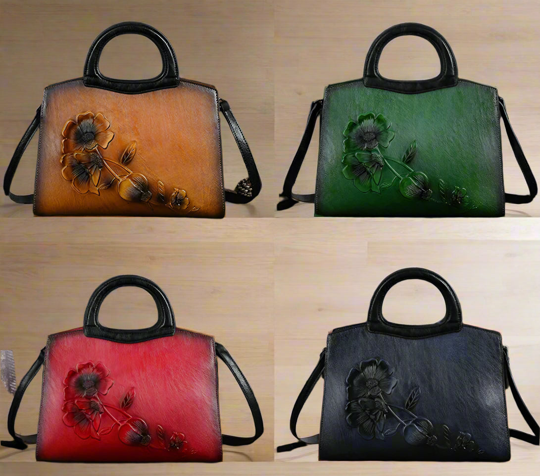 Didi's Retro, Vintage, Genuine Leather, Trendy, Stylish, Handmade, Shoulder Bag