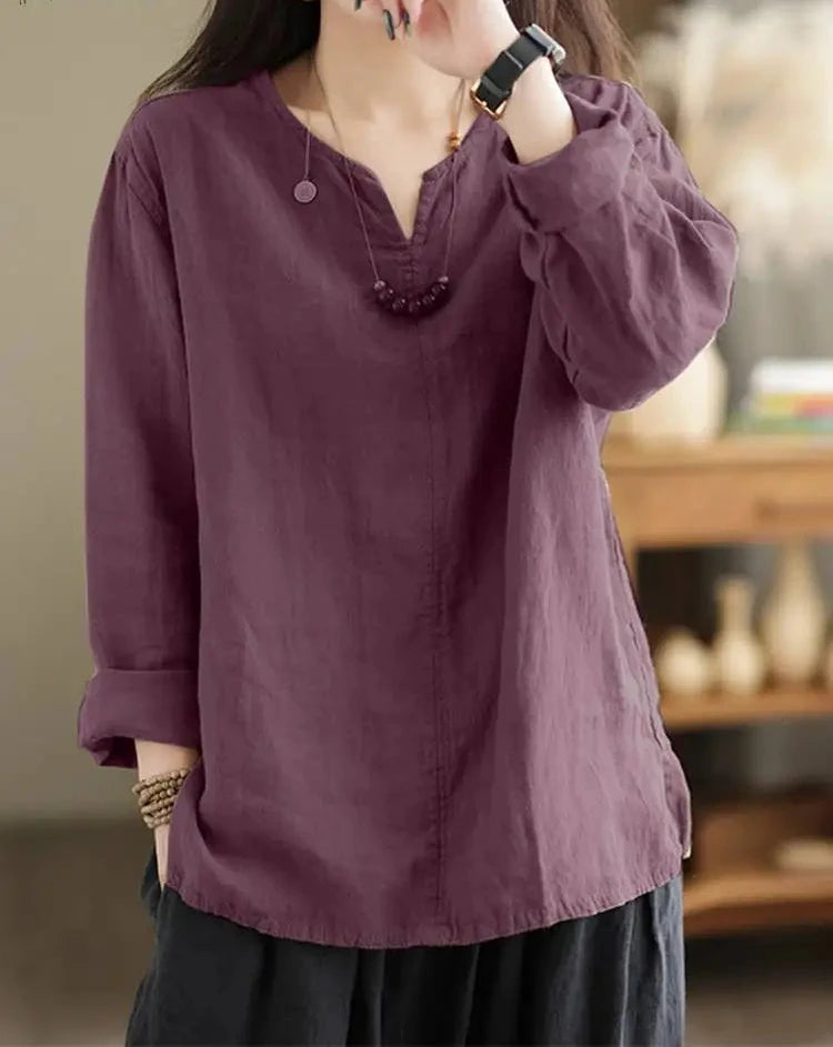 Vivian's Loose Cotton Blouse