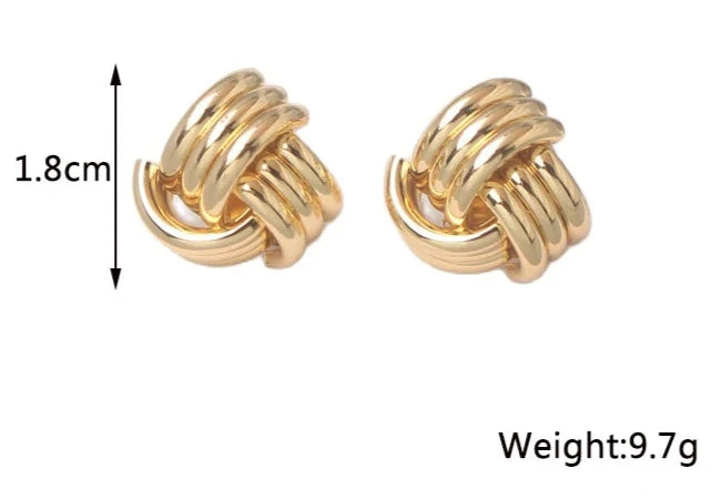 Tina's Golden , multi design, stud, Earrings Set