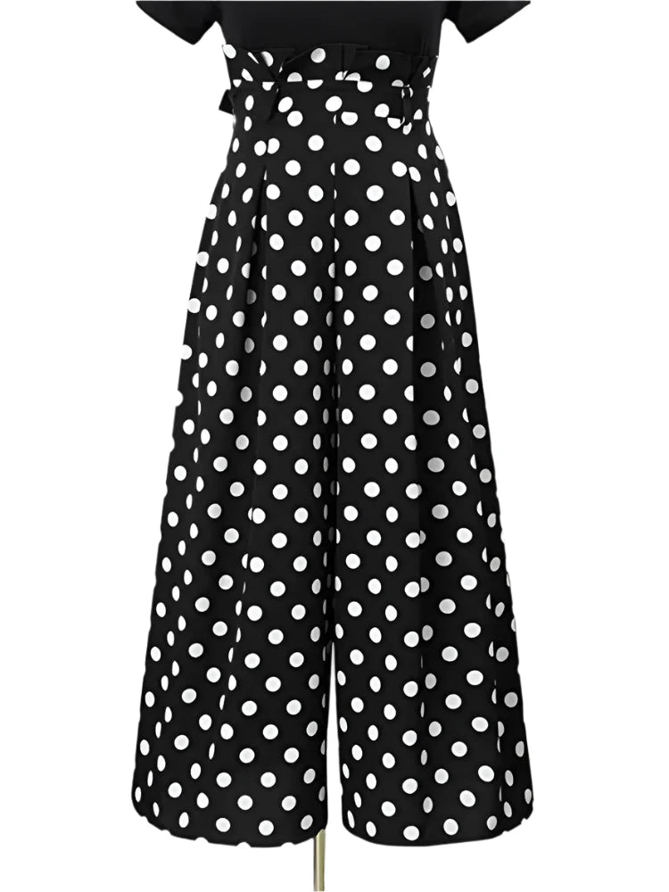 Maggie's Polka Dots Loose Pants