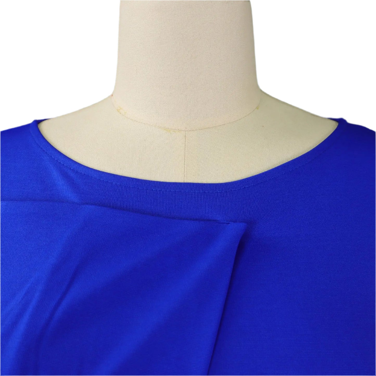 Iman's Trendy, Stylish, Patchwork, Plus size, Half Sleeves, On-Knee, Office Dress