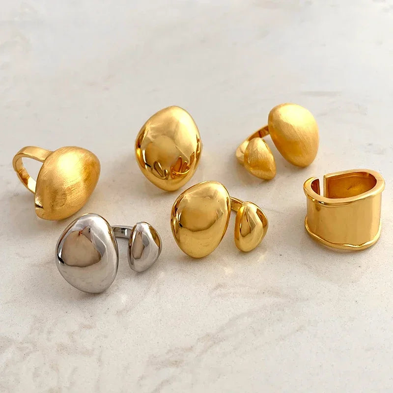 Vivian's Adjustable Artistic Design Alloy Rings