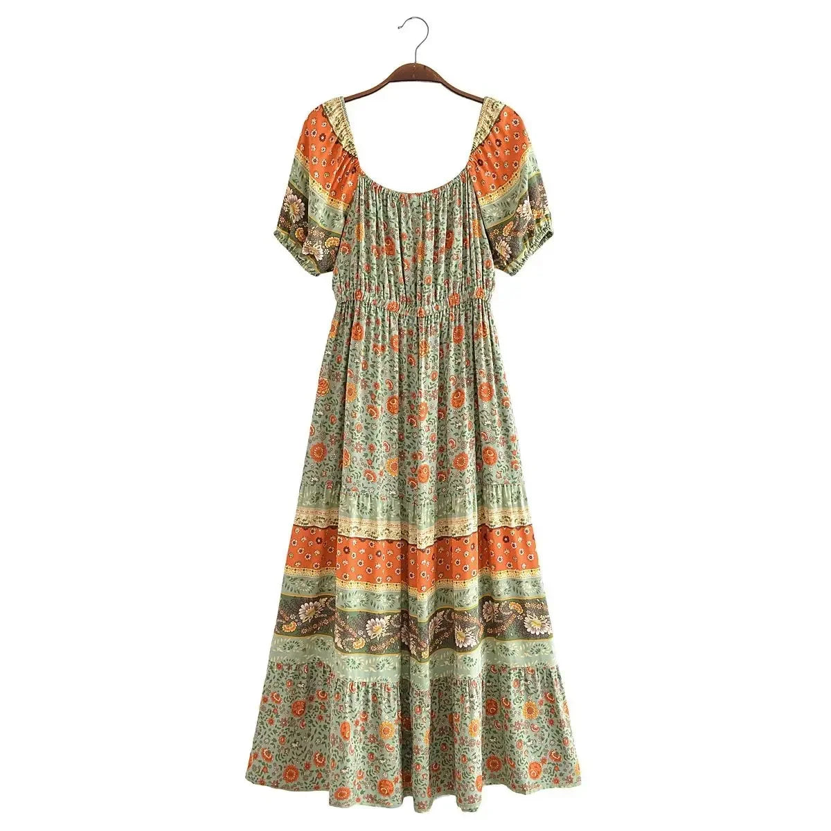 Vivian's sabrin long boho drress