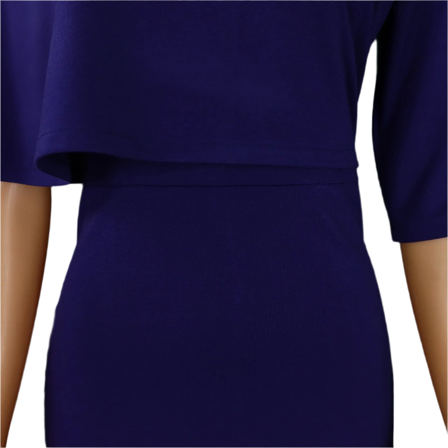 Nancy's Office style, Trendy, Stylish, Asymmetric Half Sleeves, Multicolor, Pencil Dress