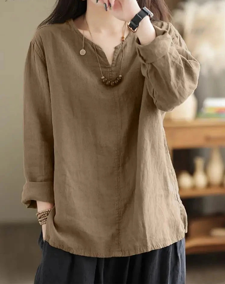 Vivian's Loose Cotton Blouse