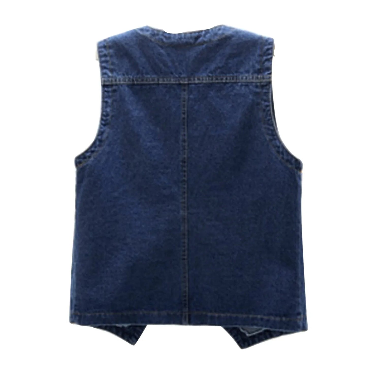 Tara's Casual, Trendy, Stylish, Waistline, Cotton, Denim, Pockets, Jeans Vest