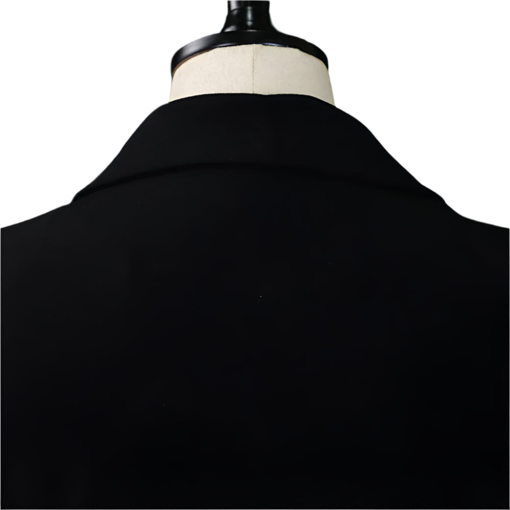 Stacey's Trendy, Stylish, Vintage, Pleated, On Knee, 3/r Sleeves, Solid Color, Office Dress