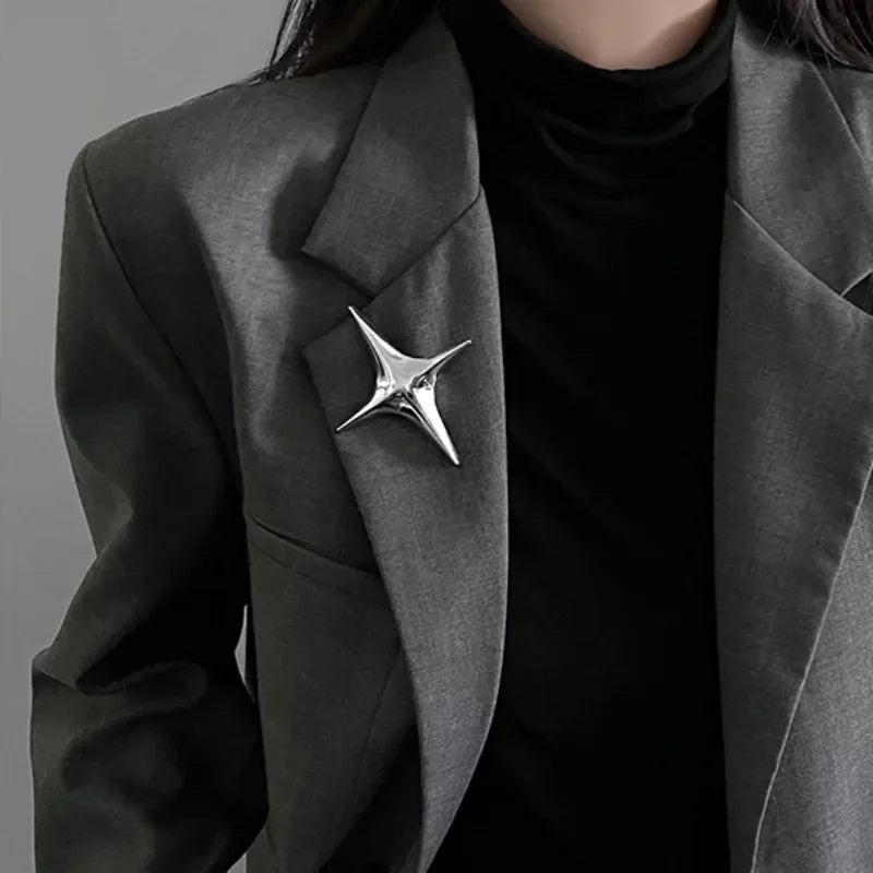 Janet's Cool Style Alloy Star Brooch