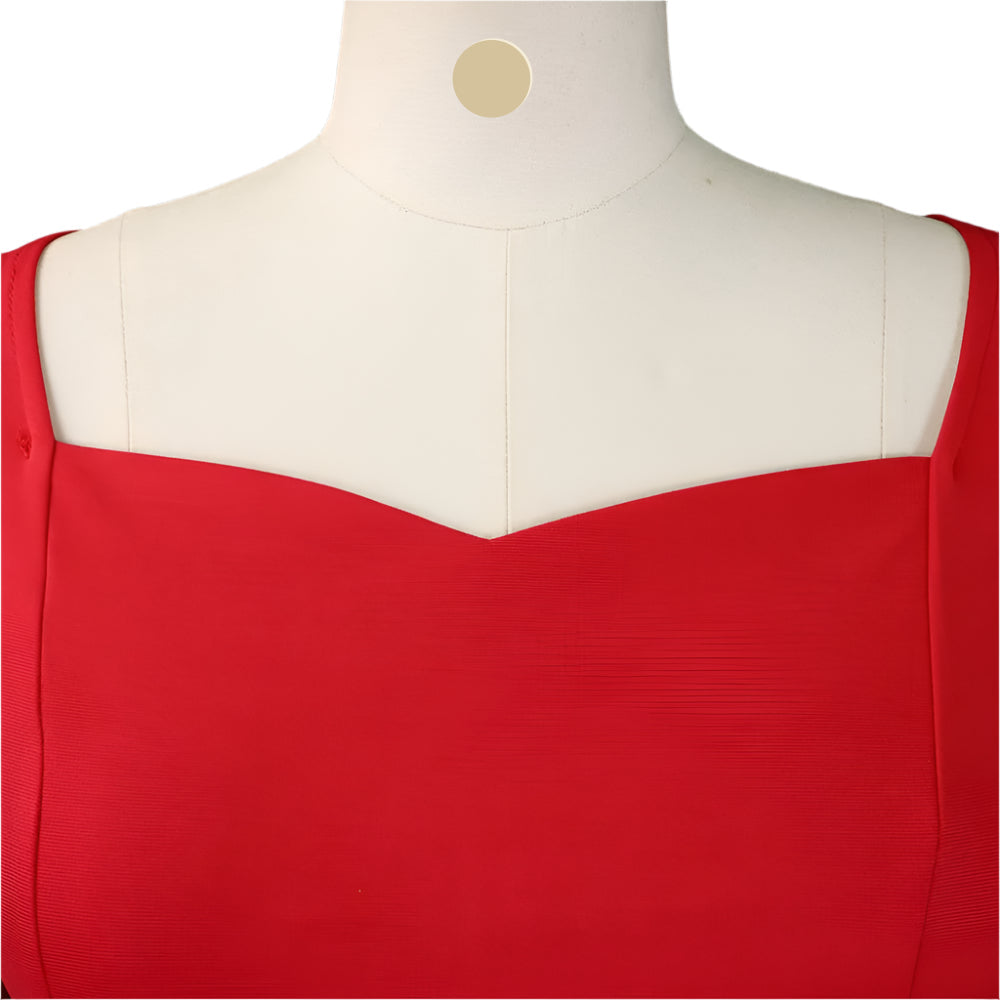 Lillian's Slim Fit, Plus size, Trendy, Fashionable, Office Style, Cap Sleeves, Pencil Dress