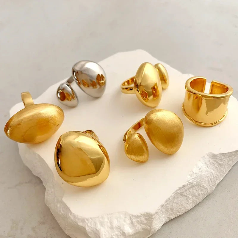 Vivian's Adjustable Artistic Design Alloy Rings