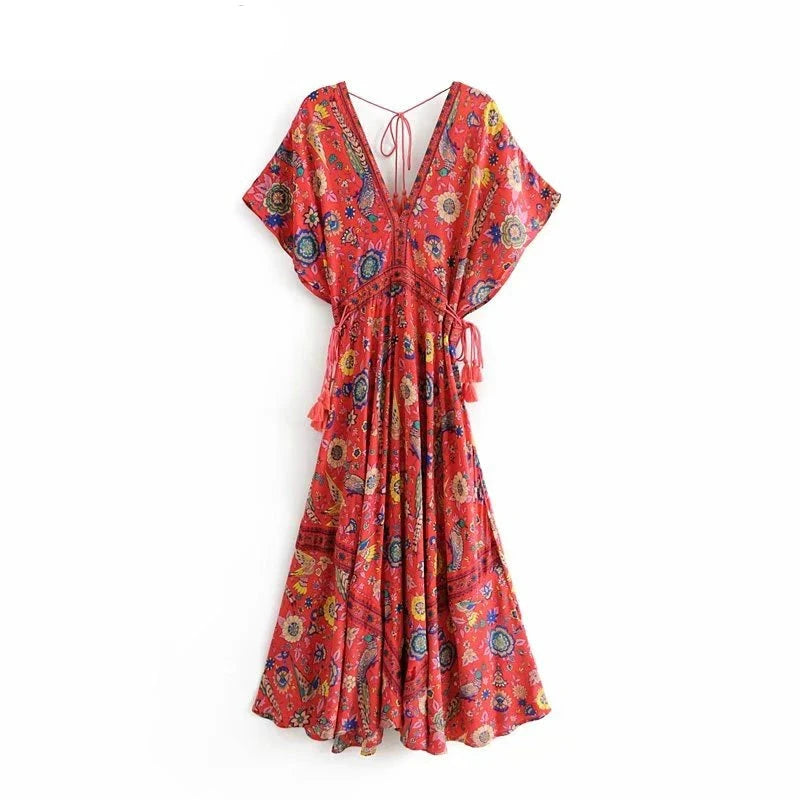 Margaret's maxi boho dress