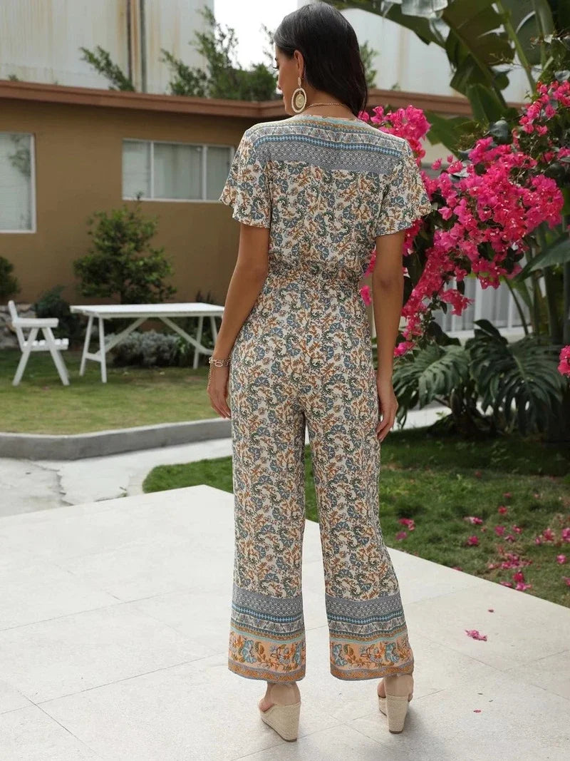 Cathy's floral casual boho jumpsuit