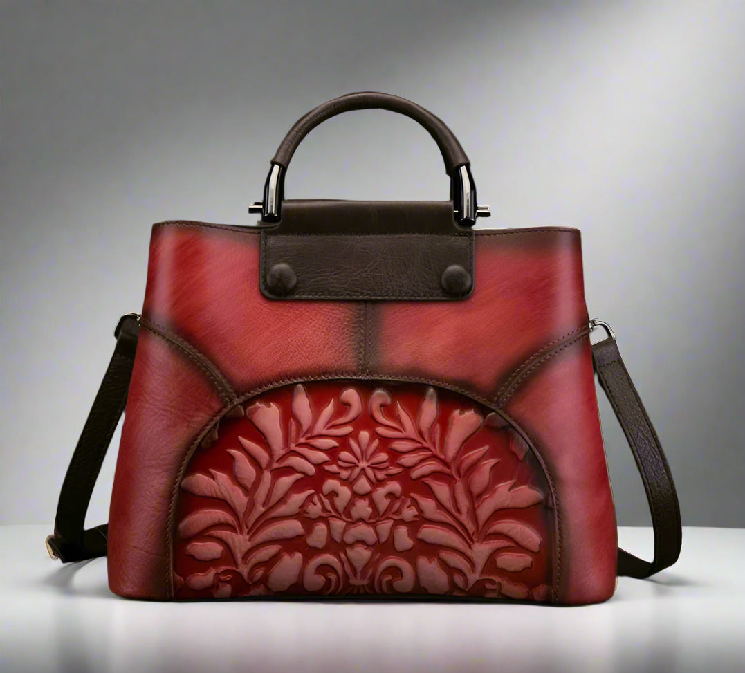 Helen's Retro, Vintage, Genuine Leather, Trendy, Stylish, Handmade, Shoulder Bag