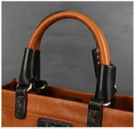 Detailed interpretation of fabric details on top layer leather products.