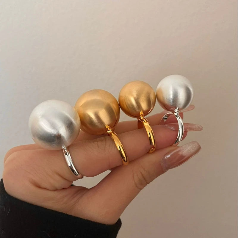 Bianca's Stylish Sphere Designed Alloy Ring