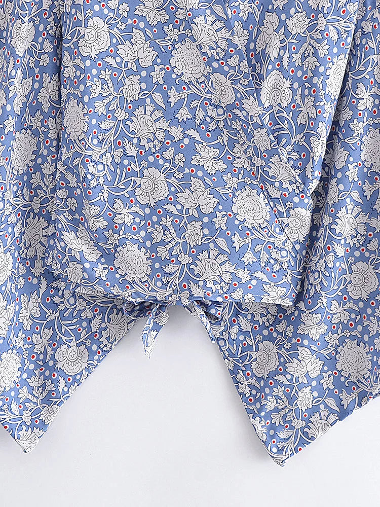 Irene's Boho, Short, Kimono, Robe, Stylish, Trendy, Printed, Hippie, Floral, Bohemian Top